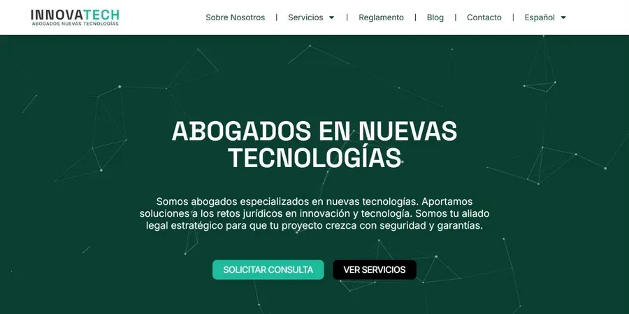 Web de un despacho de abogados diseñada por Lexiuris