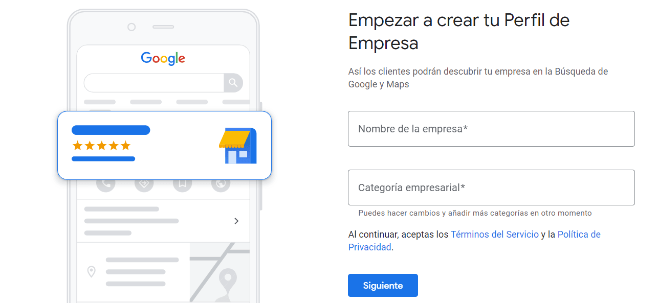 Crear cuenta google business para abogados